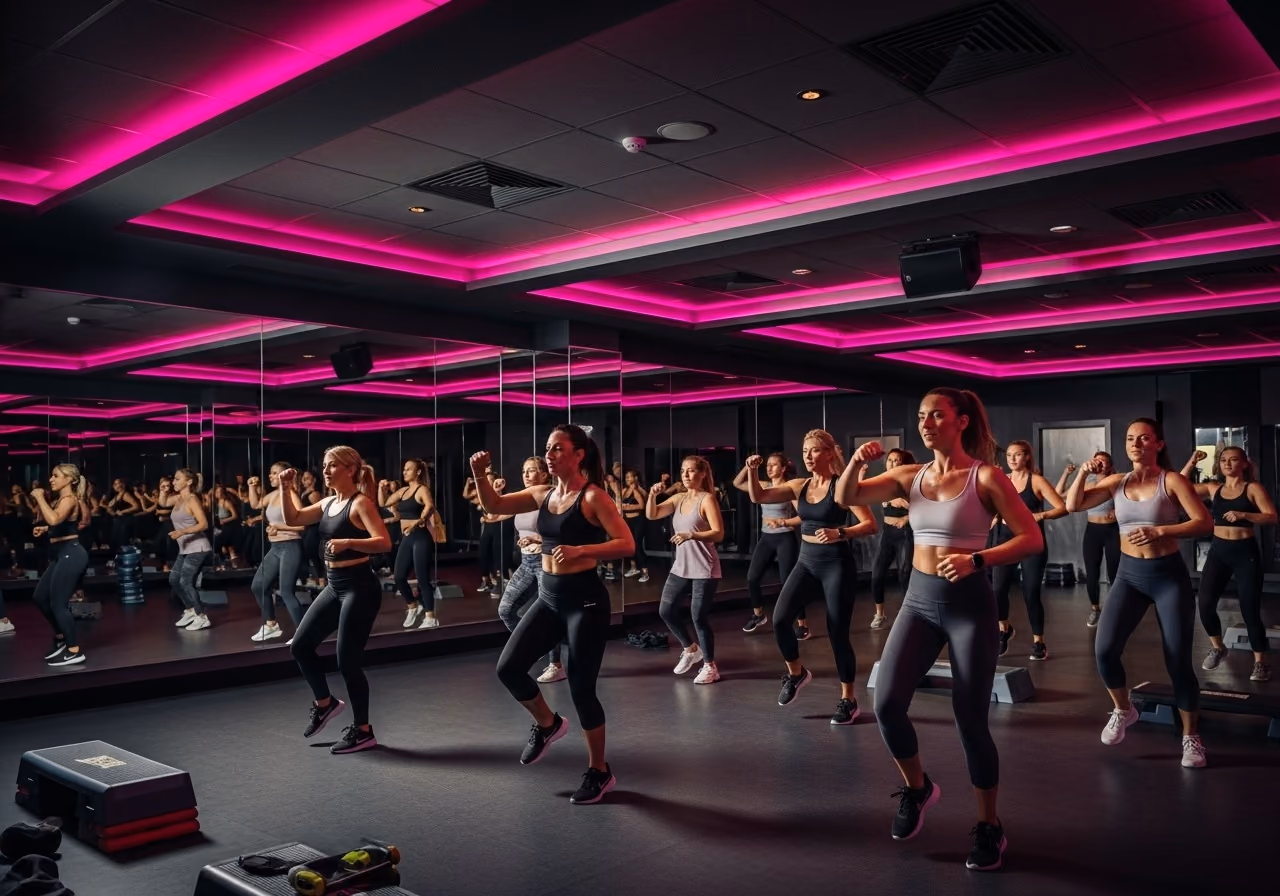 Cours collectif de fitness réservé aux femmes